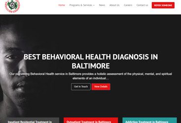 Substance Abuse Rehabilitation Center Website Design - UzairUSman.com